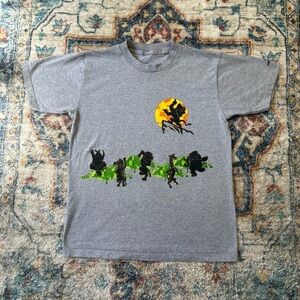 Vintage Calgary Zoo Animals Wrap Around Print T-shirt Medium